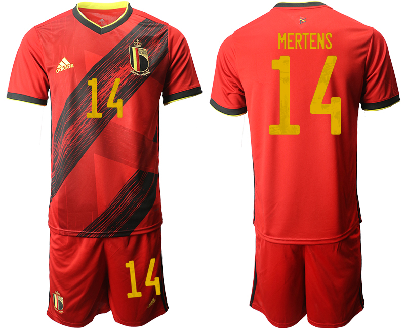 2020-21 Belgium home 14# MERTENS soccer jerseys