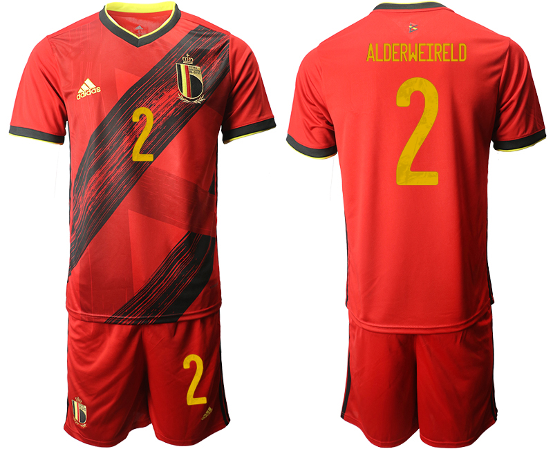 2020-21 Belgium home 2# ALDERWEIRELD soccer jerseys