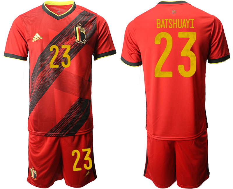 2020-21 Belgium home 23# BATSHUAYI soccer jerseys