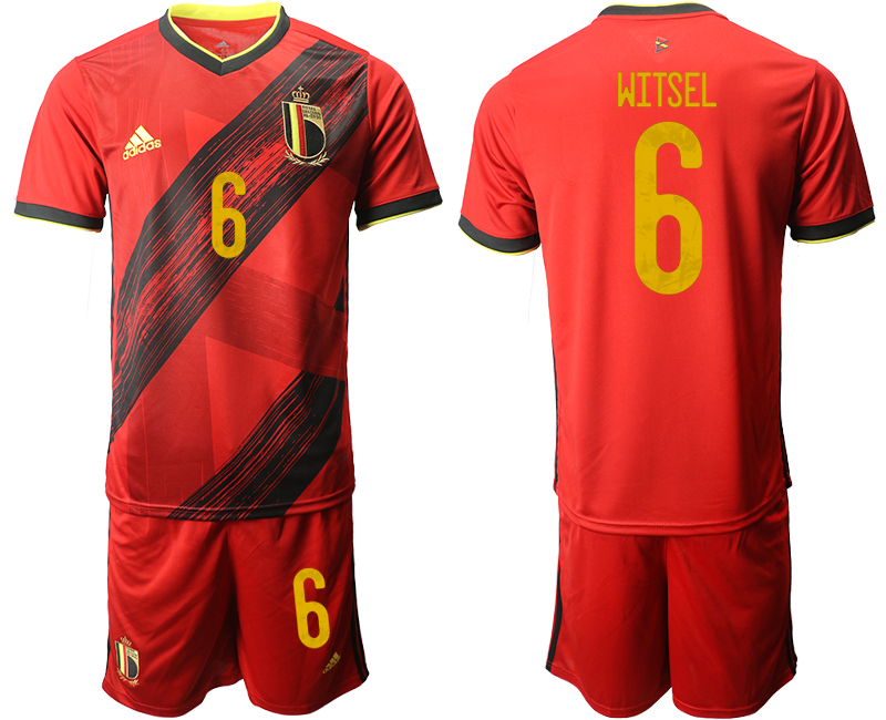 2020-21 Belgium home 6# WITSEL soccer jerseys