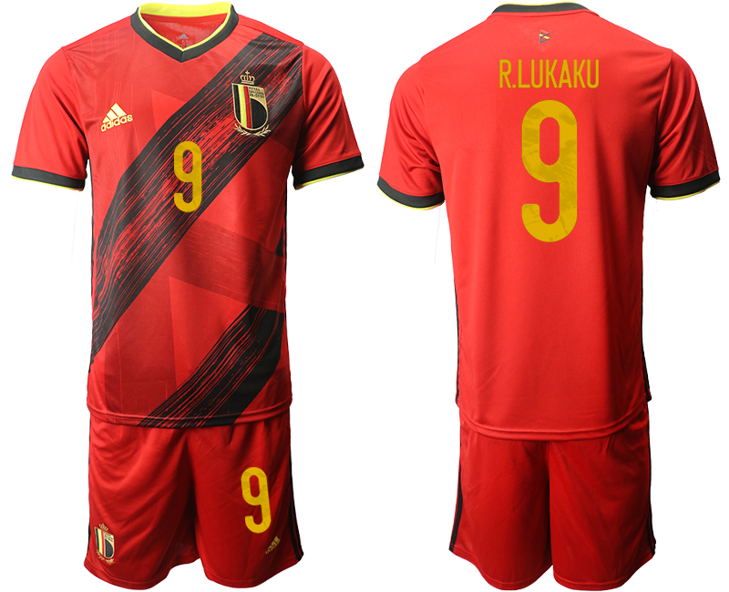 2020-21 Belgium home 9# R.LUKAKU soccer jerseys