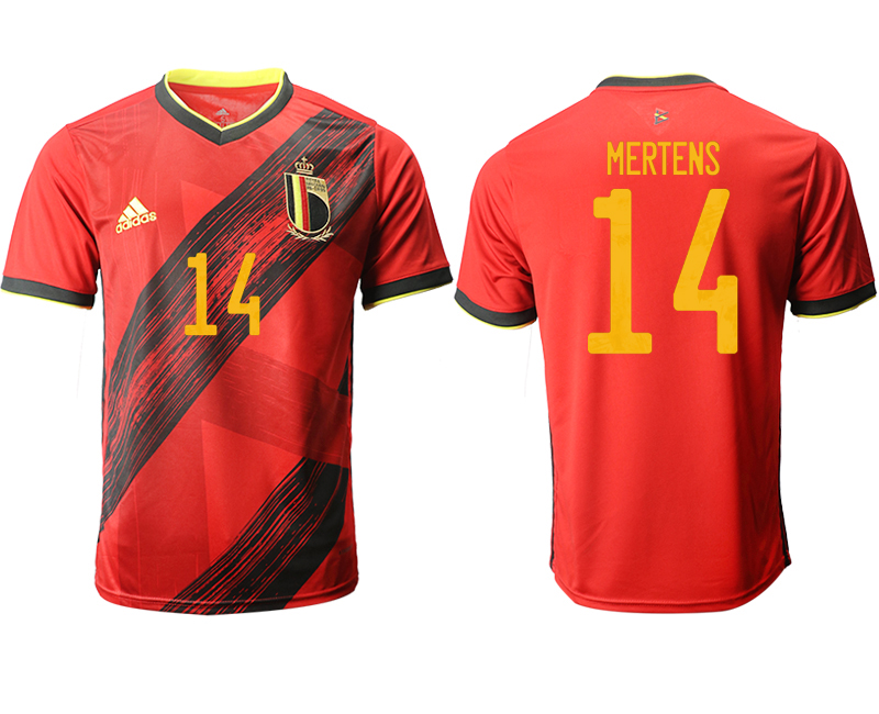 2020-21 Belgium home aaa version 14# MERTENS soccer jerseys