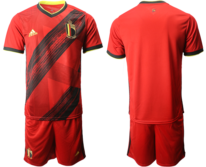 2020-21 Belgium home soccer jerseys