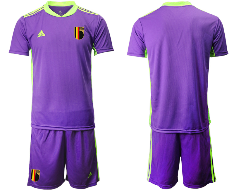 2020-21 Belgium purple goalkeeper soccer jerseys