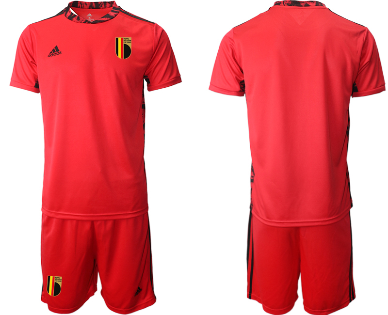 2020-21 Belgium red goalkeeper soccer jerseys