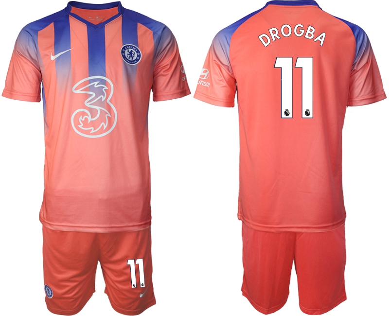 2020-21 Chelsea FC away 11# DROGBA soccer jerseys