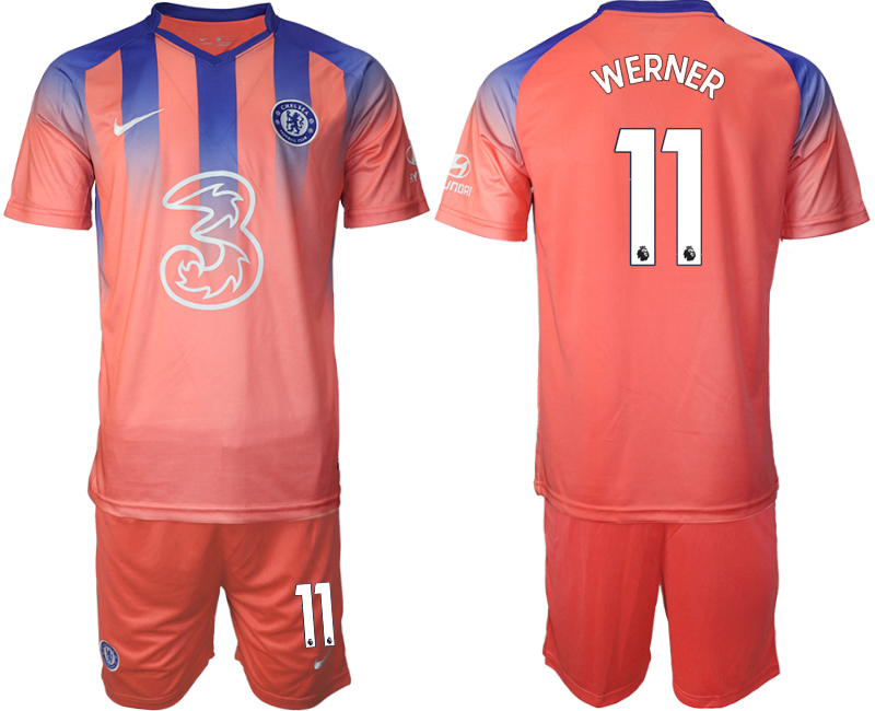 2020-21 Chelsea FC away 11# WERNER soccer jerseys