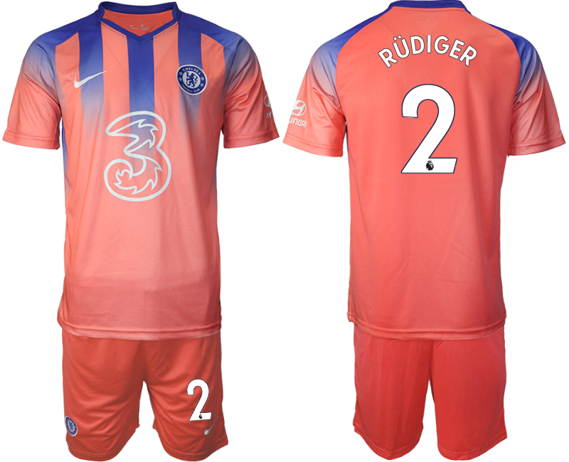 2020-21 Chelsea FC away 2# RUDIGER soccer jerseys