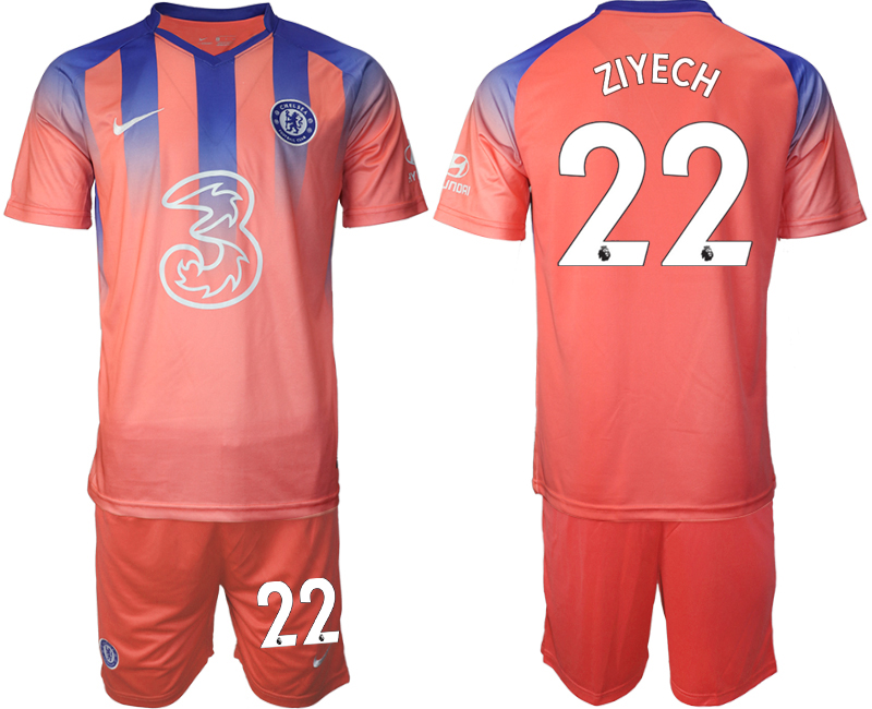 2020-21 Chelsea FC away 22# ZIYECH soccer jerseys