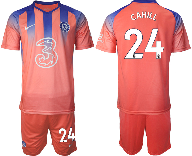 2020-21 Chelsea FC away 24# CAHILL soccer jerseys