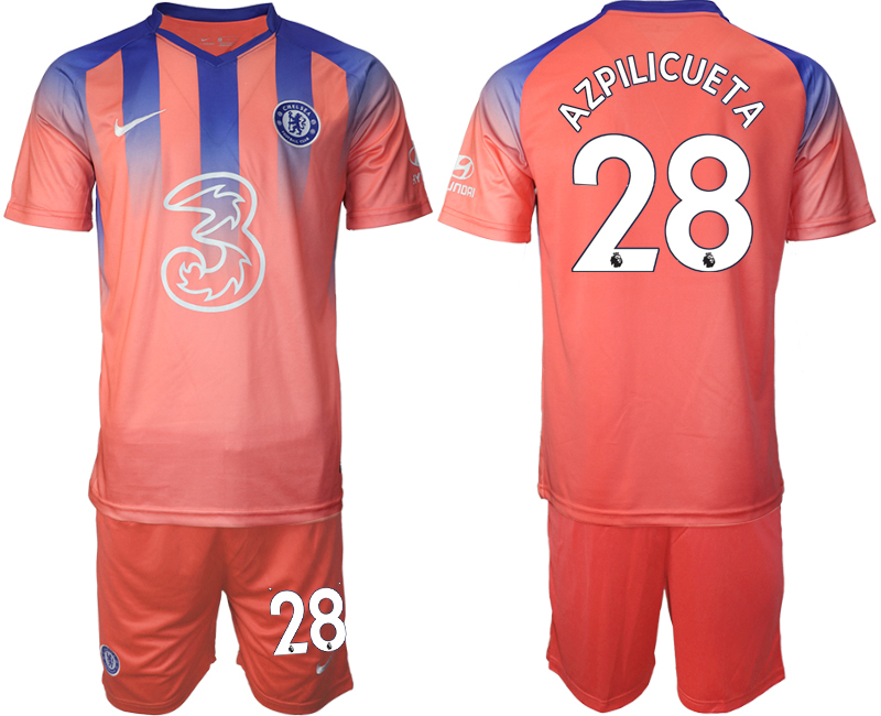 2020-21 Chelsea FC away 28# AZRILICUETA soccer jerseys