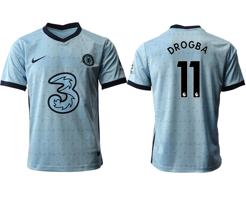 2020-21 Chelsea FC away aaa version 11# DROGBA soccer jerseys