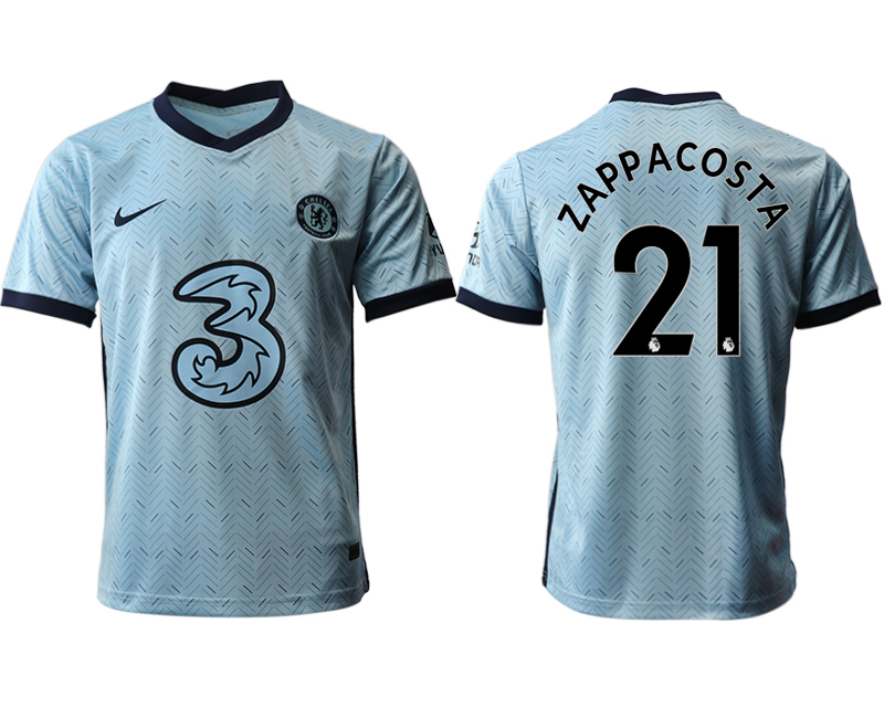 2020-21 Chelsea FC away aaa version 21# ZAPPACOSTA soccer jerseys