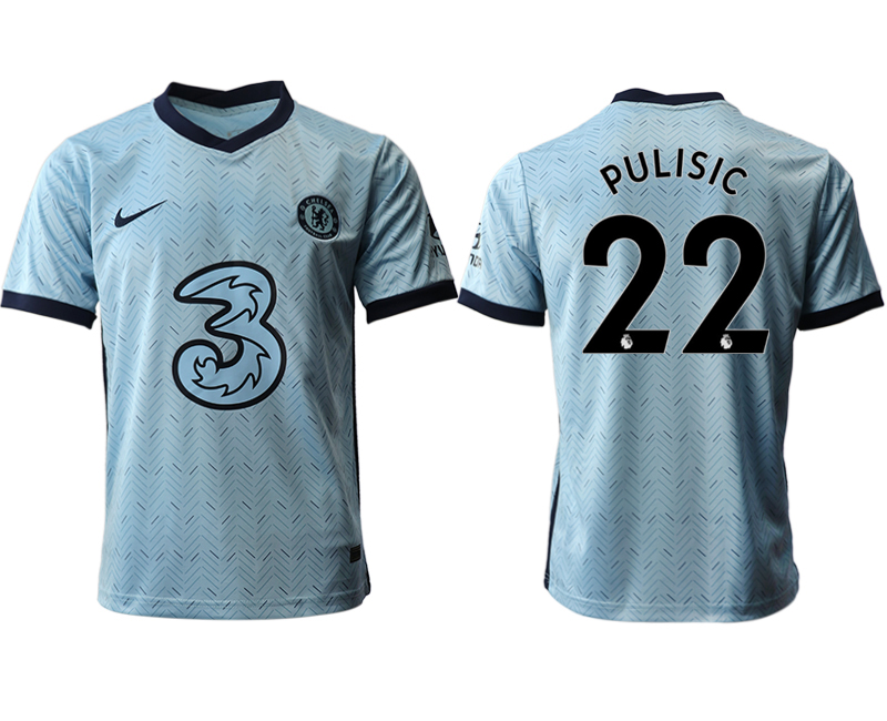 2020-21 Chelsea FC away aaa version 22# PULISIC soccer jerseys