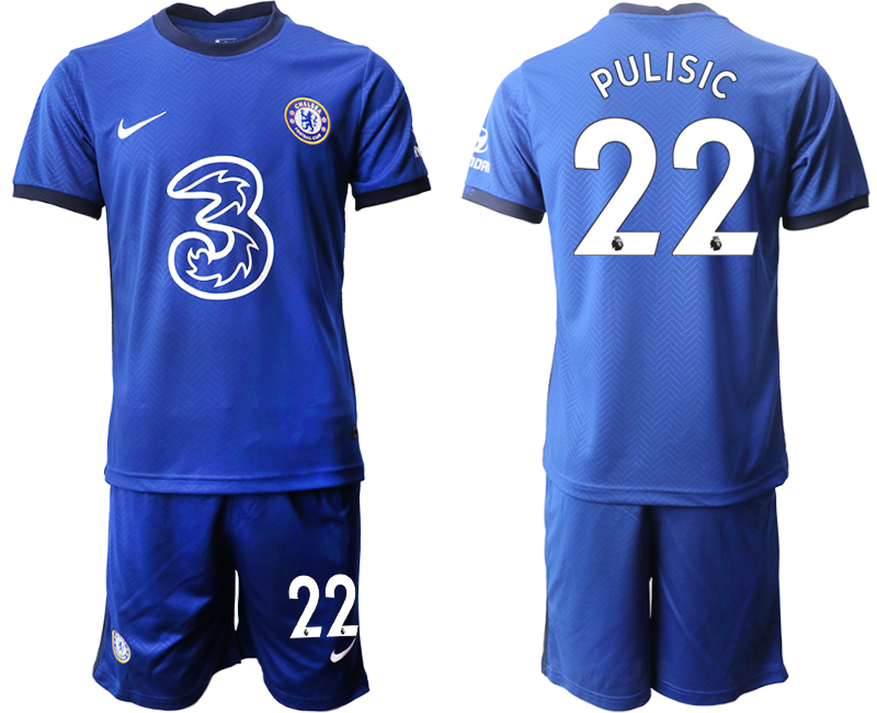 2020-21 Chelsea FC home 22# PULISIC soccer jerseys