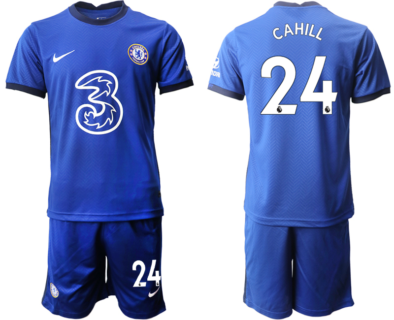 2020-21 Chelsea FC home 24# CAHILL soccer jerseys