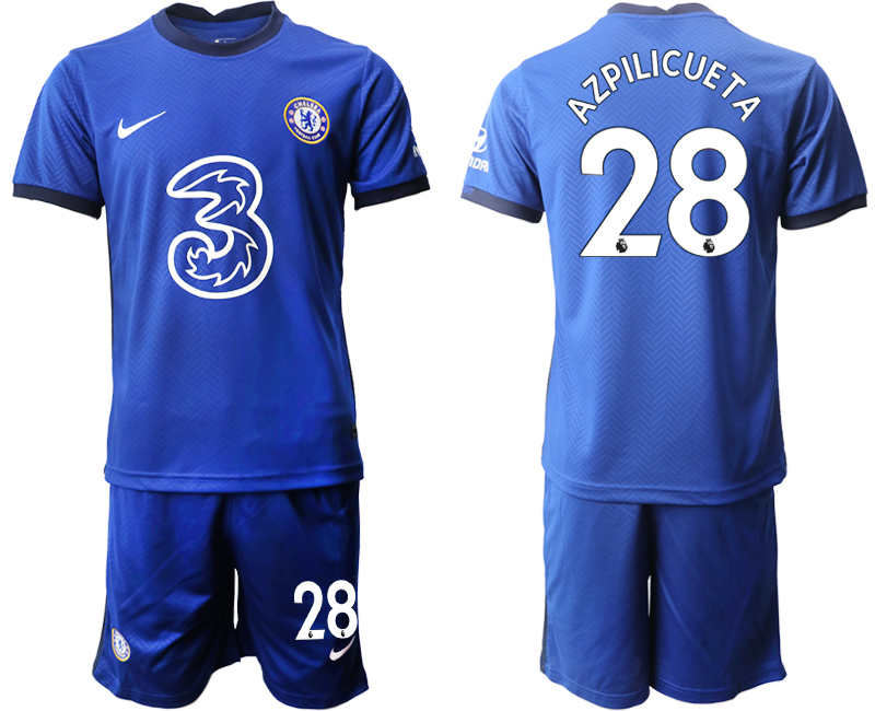 2020-21 Chelsea FC home 28# AZRILICUETA soccer jerseys