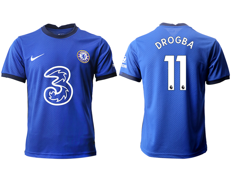 2020-21 Chelsea FC home aaa version 11# DROGBA soccer jerseys