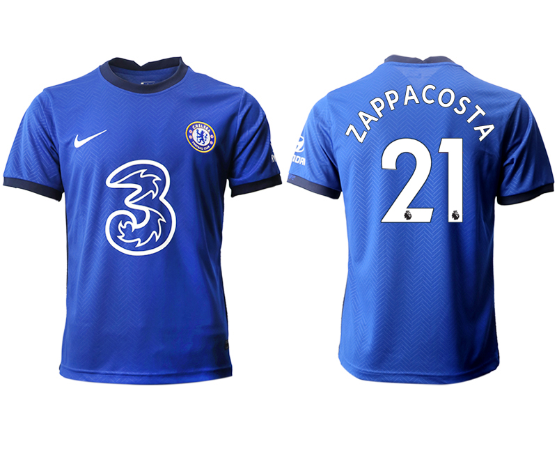 2020-21 Chelsea FC home aaa version 21# ZAPPACOSTA soccer jerseys