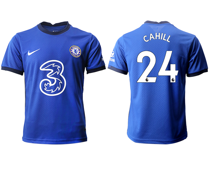 2020-21 Chelsea FC home aaa version 24# CAHILL soccer jerseys