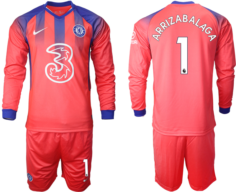 2020-21 Chelsea away 1# ARRIZABALAGA long sleeve soccer jerseys