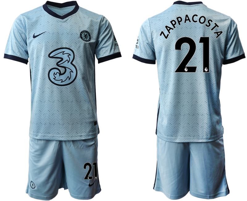 2020-21 Chelsea away 21# ZAPPACOSTA soccer jerseys