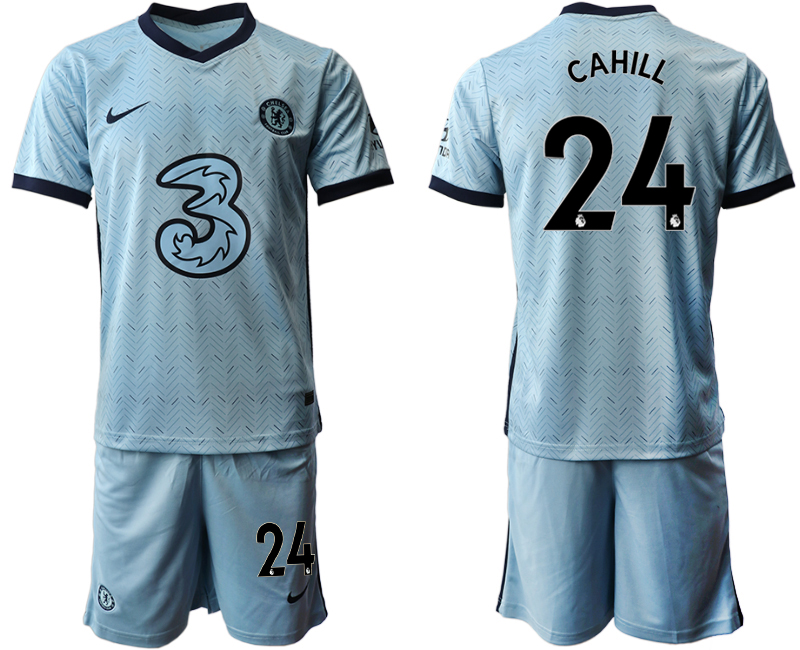 2020-21 Chelsea away 24# CAHILL soccer jerseys