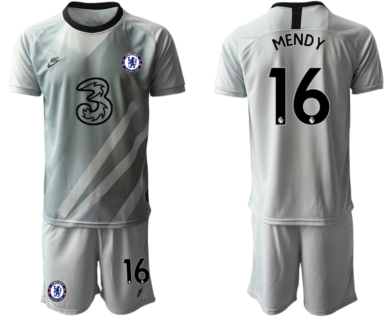 2020-21 Chelsea gray goalkeeper 16# MENDY soccer jerseys