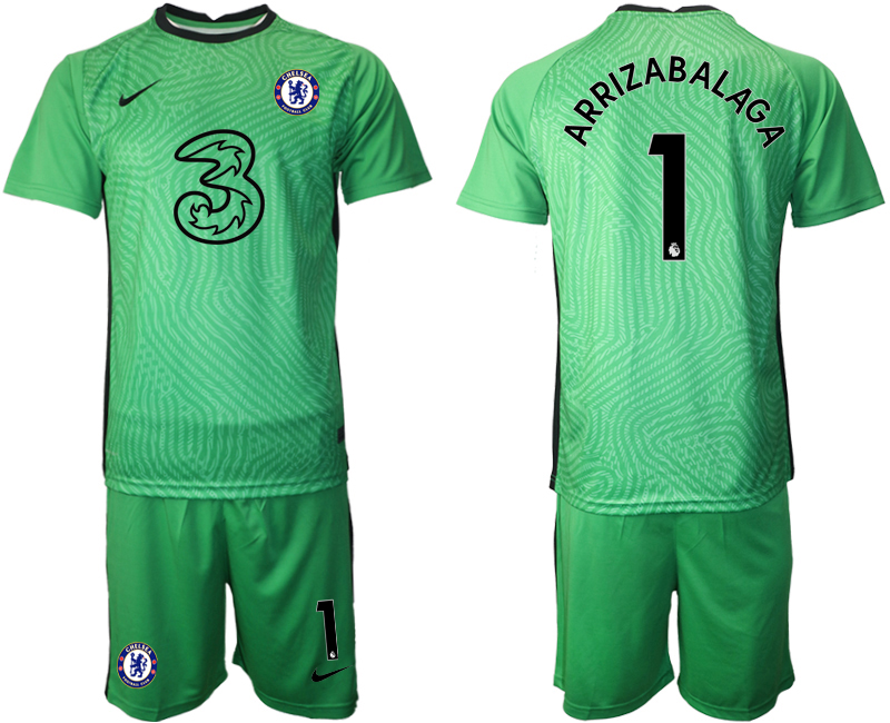 2020-21 Chelsea green goalkeeper 1# ARRIZABALAGA soccer jerseys