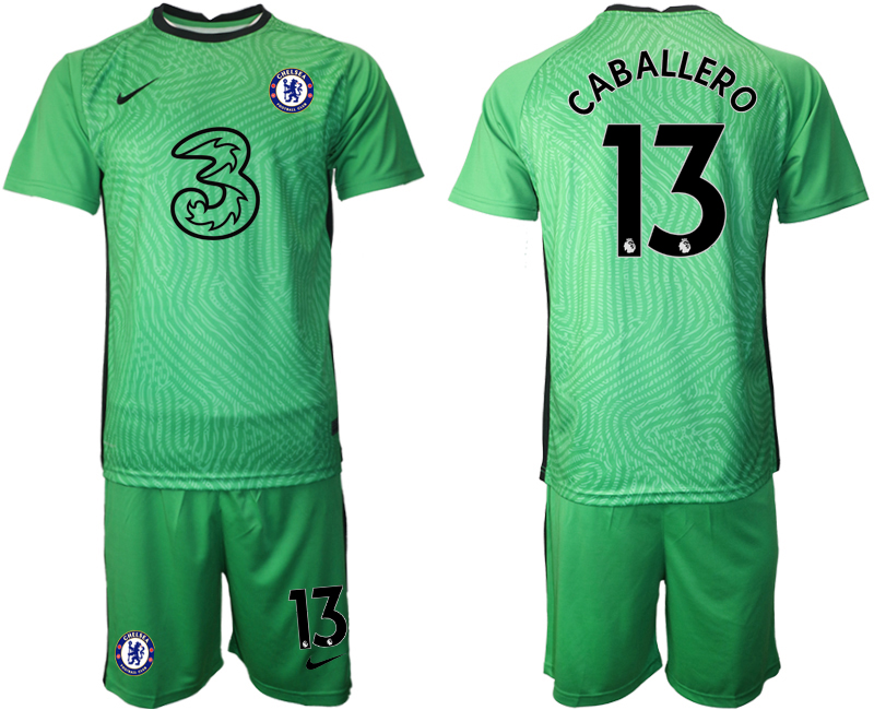 2020-21 Chelsea green goalkeeper 13# CABALLERO soccer jerseys