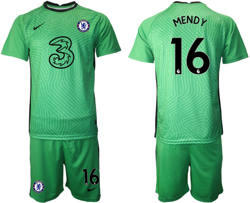 2020-21 Chelsea green goalkeeper 16# MENDY soccer jerseys