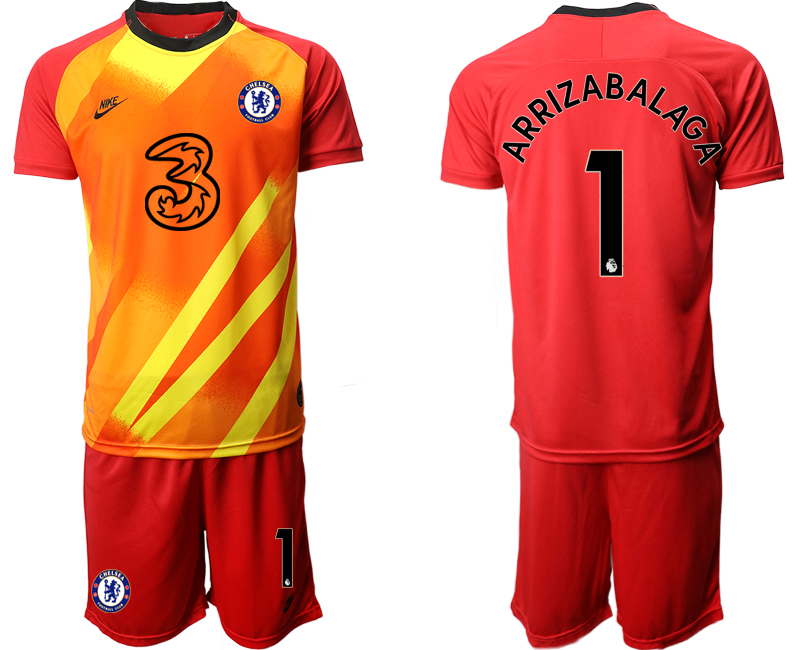 2020-21 Chelsea red goalkeeper 1# ARRIZABALAGA soccer jerseys