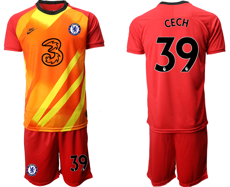 2020-21 Chelsea red goalkeeper 39# CECH soccer jerseys