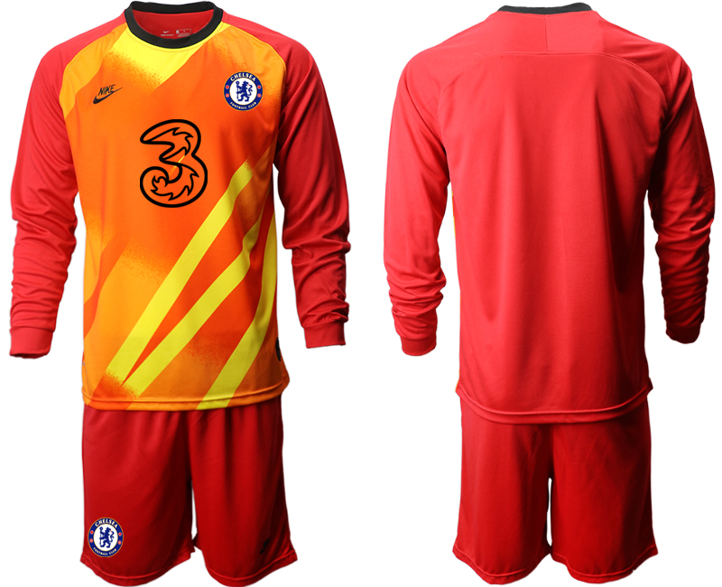 2020-21 Chelsea red goalkeeper long sleeve soccer jerseys