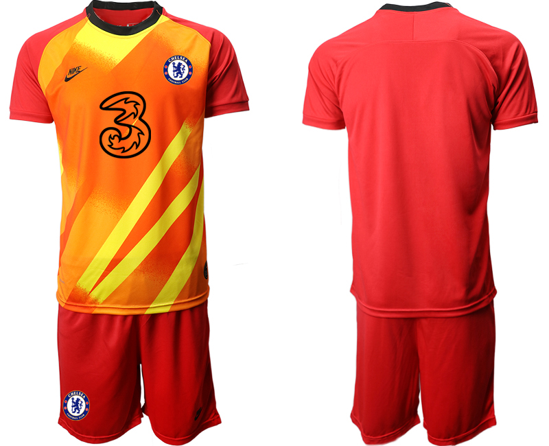 2020-21 Chelsea red goalkeeper soccer jerseys