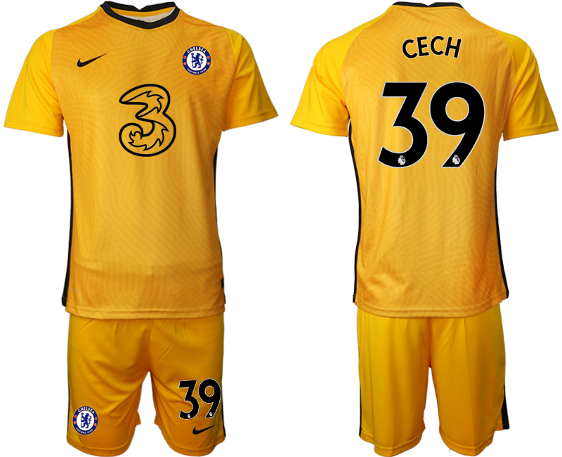 2020-21 Chelsea yellow goalkeeper 39# CECH soccer jerseys