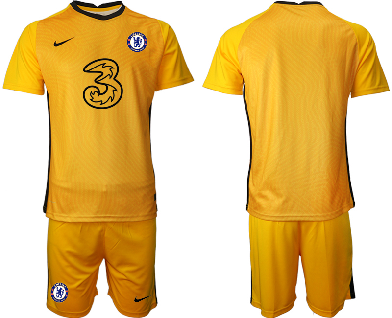 2020-21 Chelsea yellow goalkeeper soccer jerseys