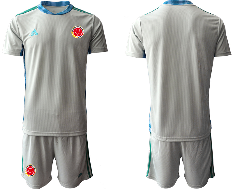 2020-21 Colombia gray goalkeeper soccer jerseys