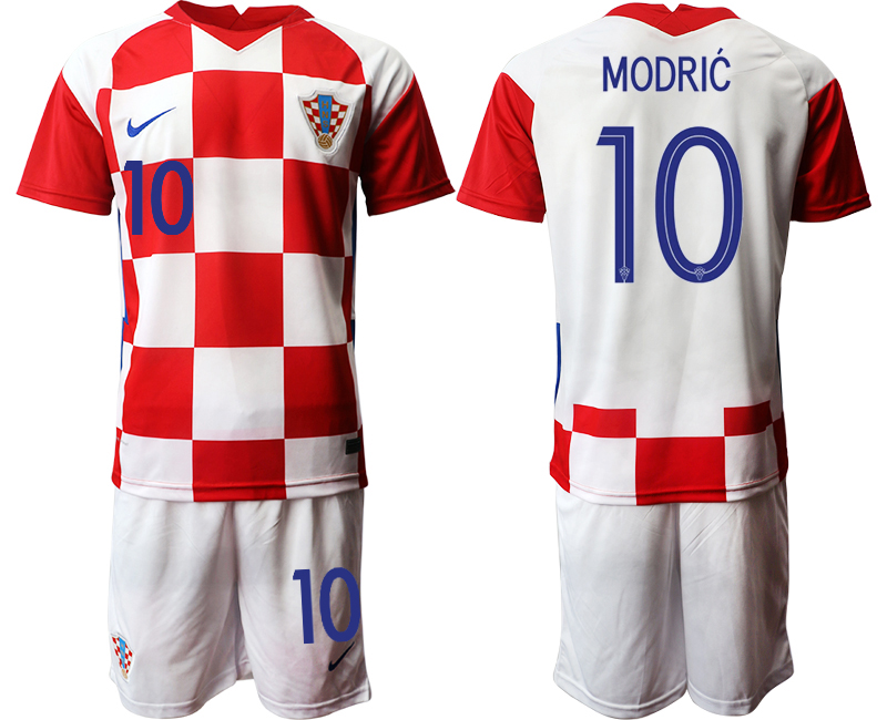 2020-21 Croatia home 10# MODRIC soccer jerseys