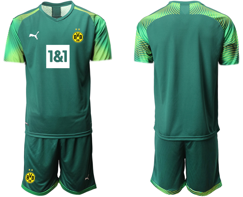 2020-21 Dortmund Dark green goalkeeper soccer jerseys