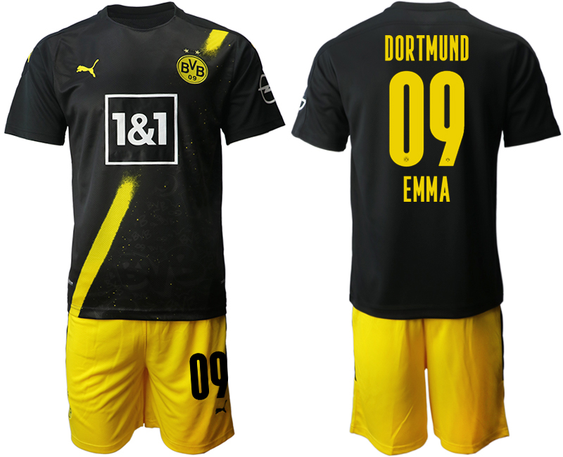 2020-21 Dortmund away 09# EMMA soccer jerseys