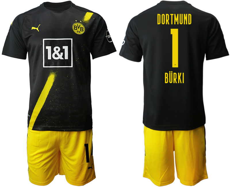 2020-21 Dortmund away 1# BURKI soccer jerseys