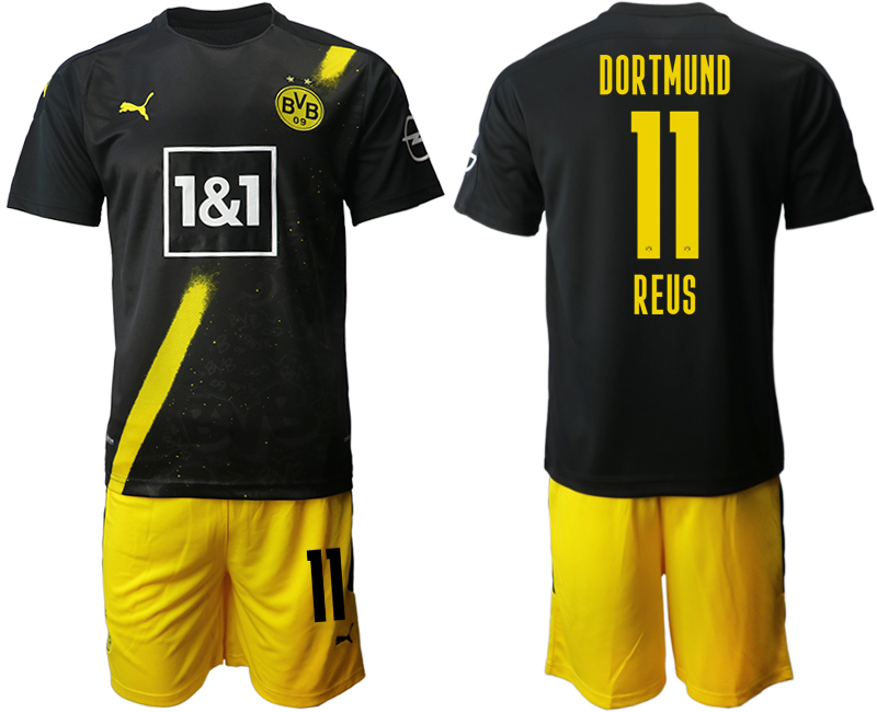 2020-21 Dortmund away 11# REUS soccer jerseys