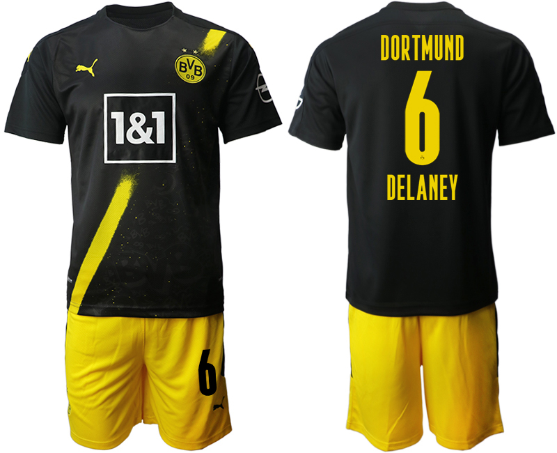 2020-21 Dortmund away 6# DELANEY soccer jerseys