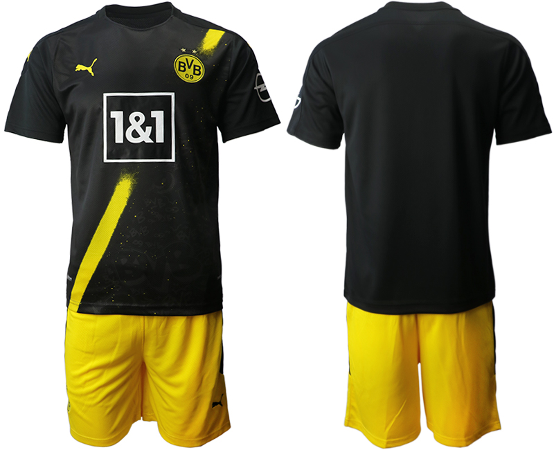 2020-21 Dortmund away soccer jerseys