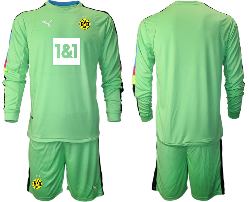 2020-21 Dortmund fruit green goalkeeper long sleeve soccer jerseys