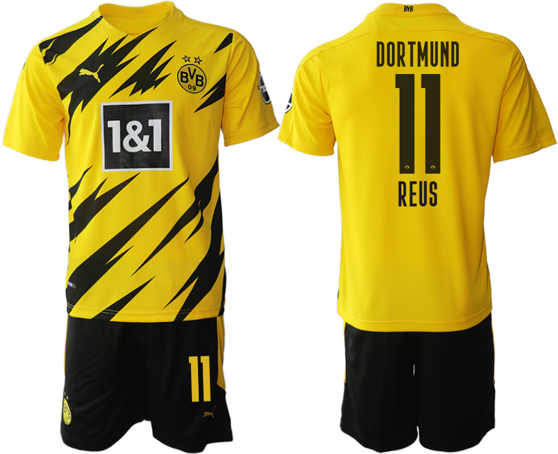 2020-21 Dortmund home 11# REUS soccer jerseys