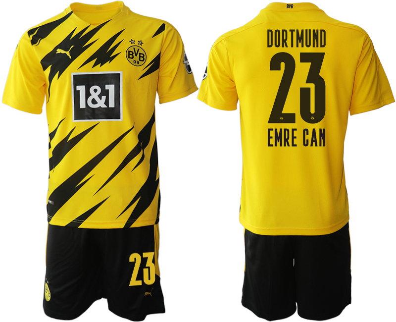 2020-21 Dortmund home 23# EMRE CAN soccer jerseys