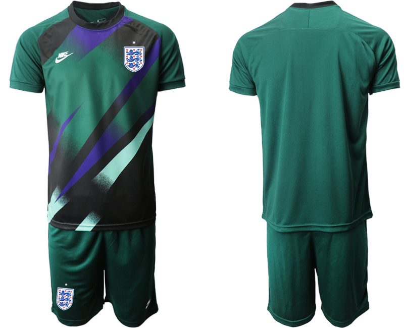 2020-21 England Dark green goalkeeper  soccer jerseys