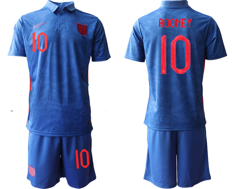 2020-21 England away 10# ROONEY soccer jerseys